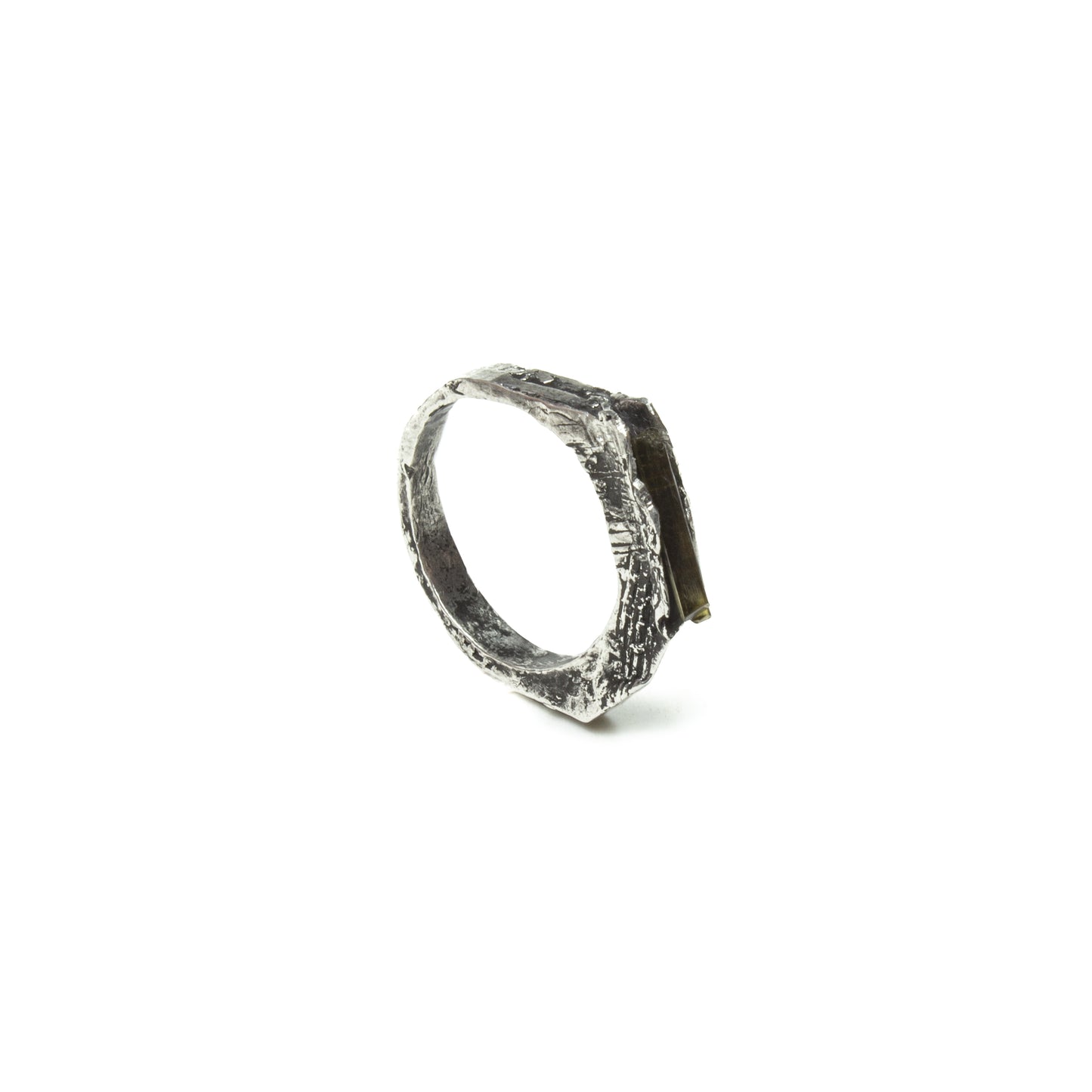 ANILLO NATURA Y PIEDRA DE PERIDOTO #8031