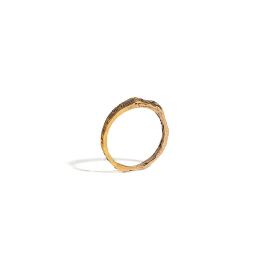 ANILLO PLATA CON BAÑO DE ORO Y ESMERALDAS #8108