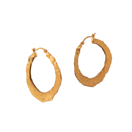 ARETES PLATA CON BAÑO EN ORO #3809