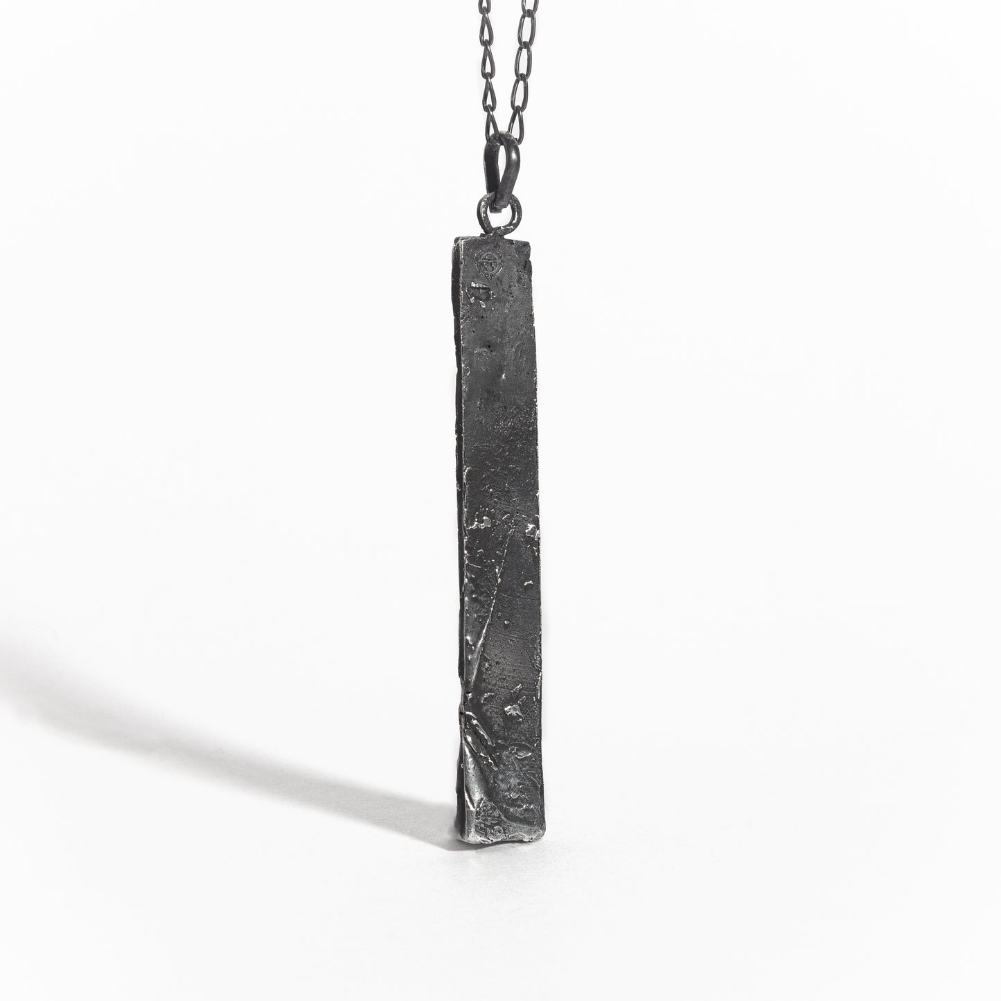 COLLAR PLATA CON PÁTINA NEGRA #8043