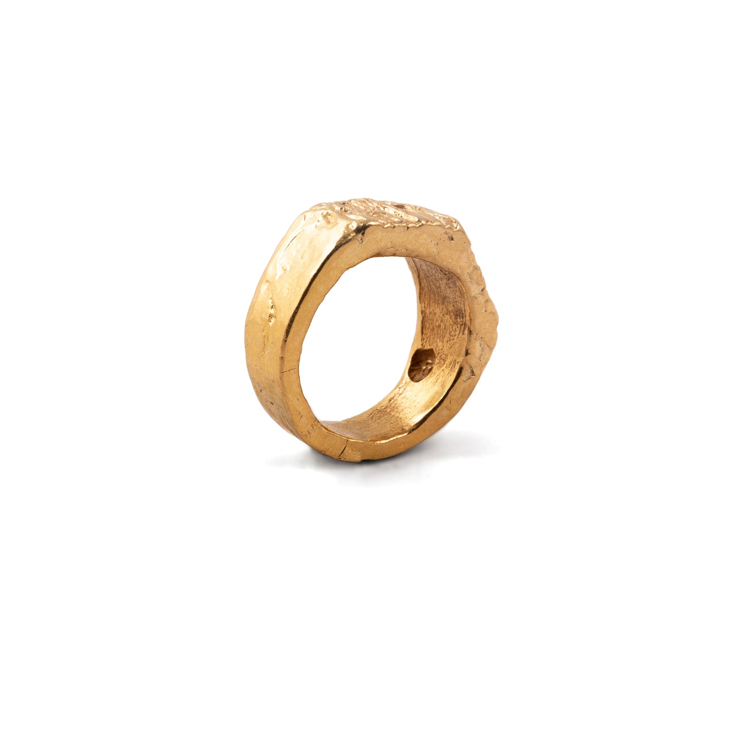 ANILLO PLATA CON BAÑO DE ORO #8152