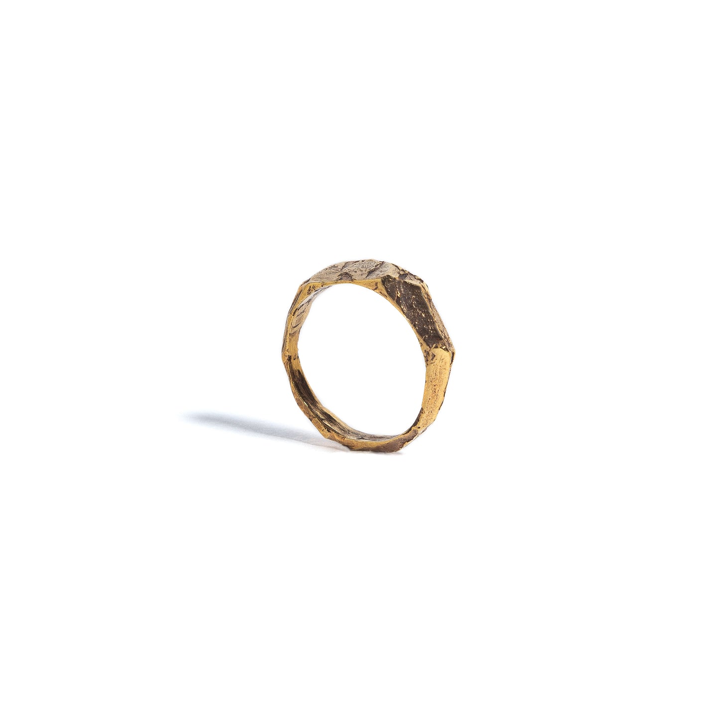 ANILLO NATURA PLATA CON BAÑO DE ORO #8008